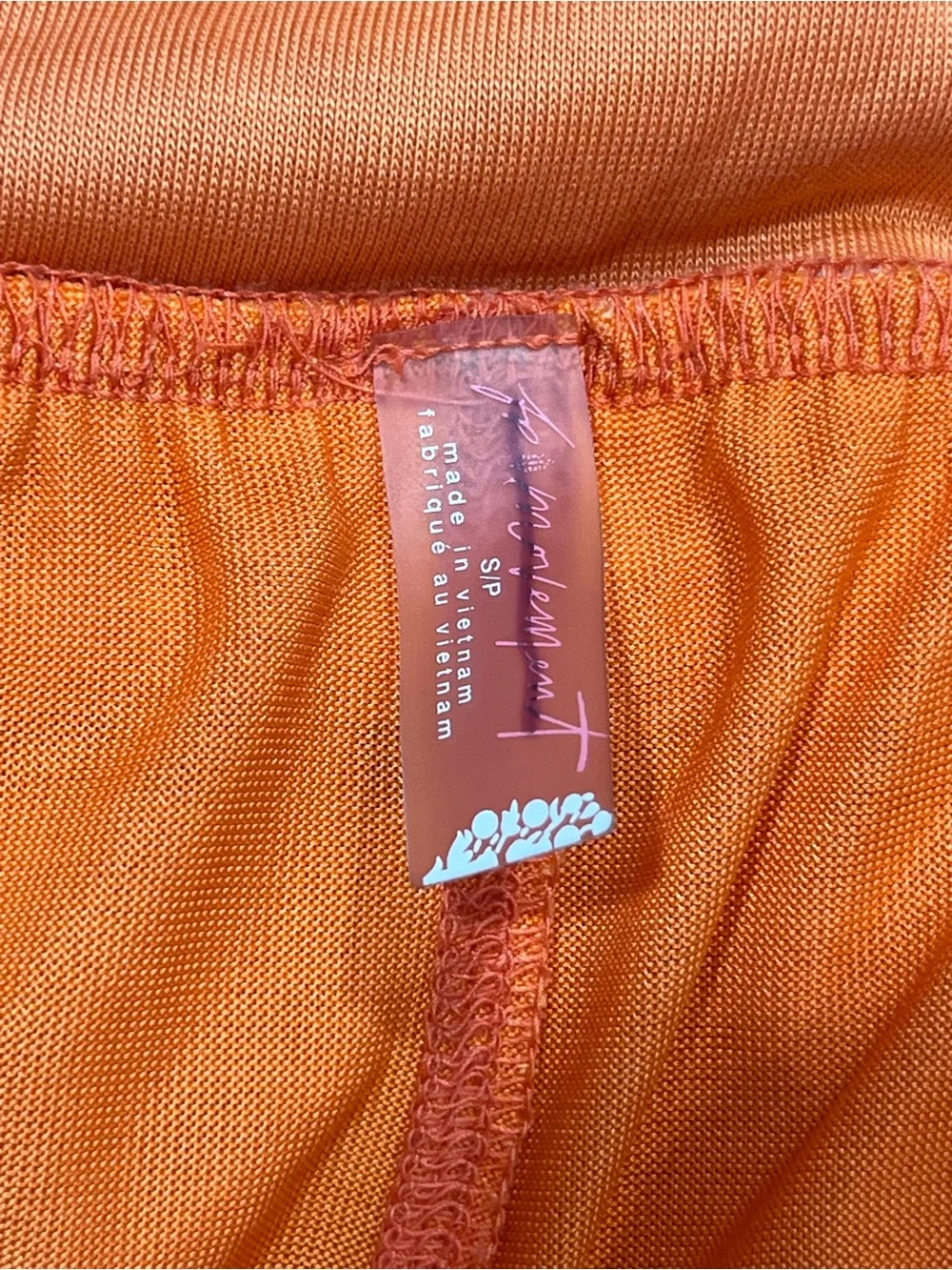 Free People FP Movement Victory Harem Pants Orange Joggers Small